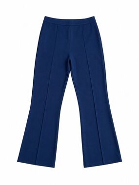 NWT THEORY BLUE MIDNIGHT COMPACT CREPE FLARE PANT